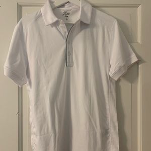 J. Crew Men’s White Polo